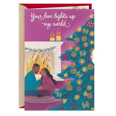 Your Love Lights My World Romantic Christmas Card for only USD 8.59 | Hallmark