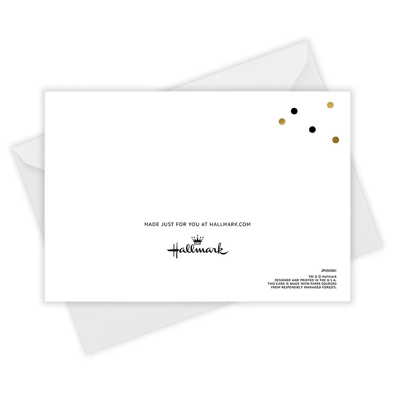 Black and Gold 2025 Graduate Custom Graduation Card for only USD 4.99 | Hallmark