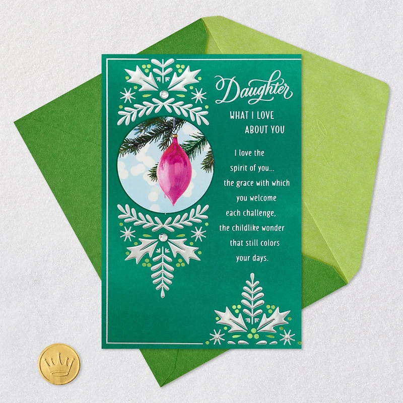 What I Love About You Christmas Card for Daughter for only USD 5.99 | Hallmark