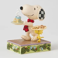 Jim Shore Peanuts Snoopy and Woodstock Cookies for Santa Figurine, 5" for only USD 52.99 | Hallmark