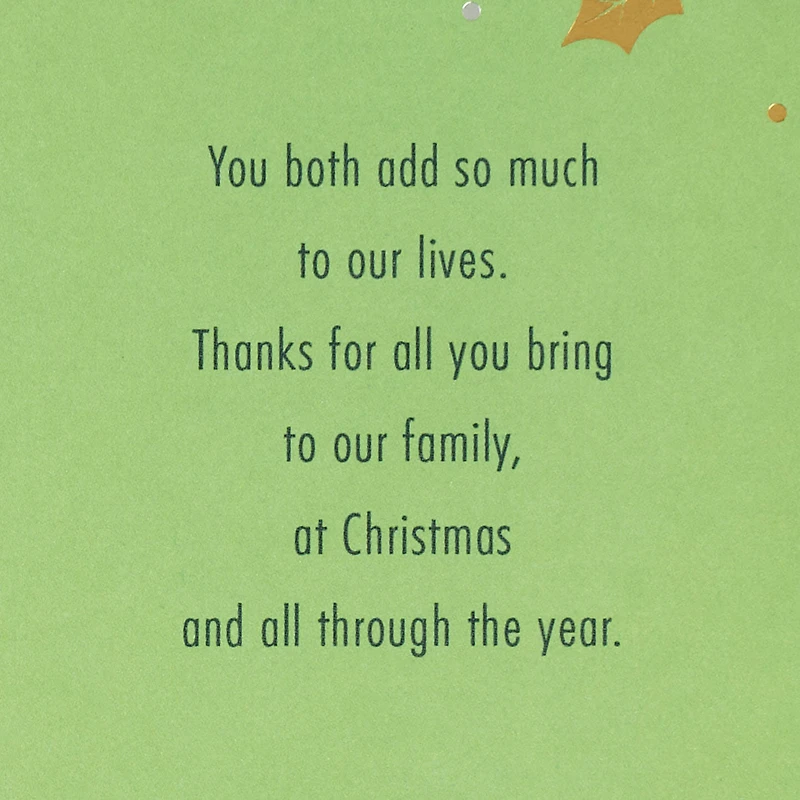 You're Both Loved So Much Christmas Card for Son and Daughter-in-Law for only USD 6.99 | Hallmark