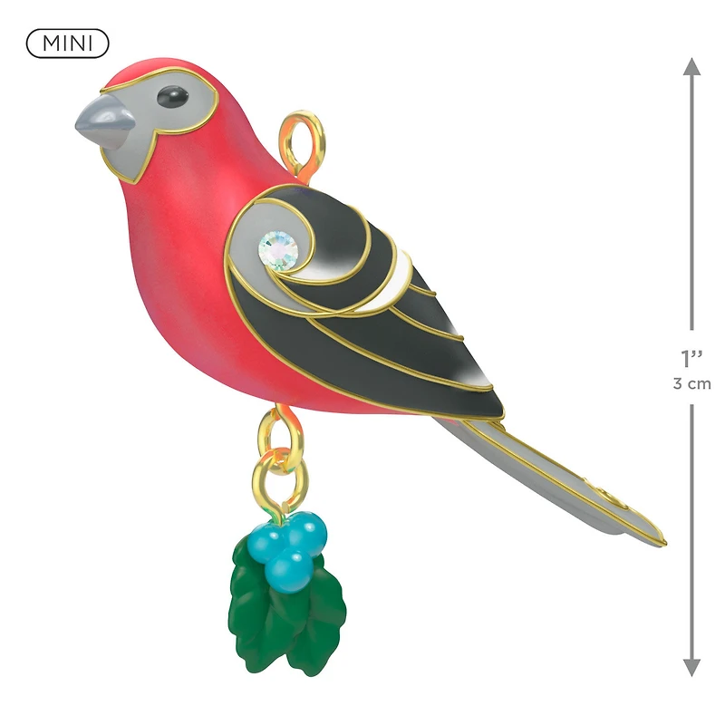 Mini Pine Grosbeak Ornament, 1" for only USD 12.99 | Hallmark