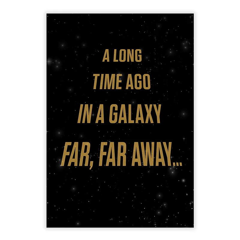 Star Wars™ A Long Time Ago Funny Custom Birthday Card for only USD 4.99 | Hallmark