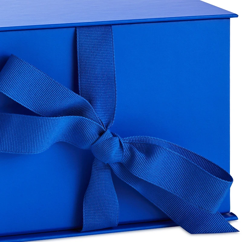 7.2" Solid Royal Blue Large Square Gift Box for only USD 6.99 | Hallmark