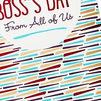 It's Great to Work With You Boss's Day Card From All for only USD 2.00 | Hallmark