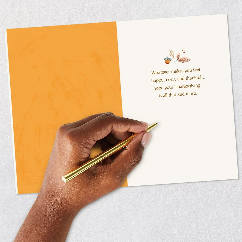 Happy, Cozy and Thankful Thanksgiving Card for only USD 2.99 | Hallmark
