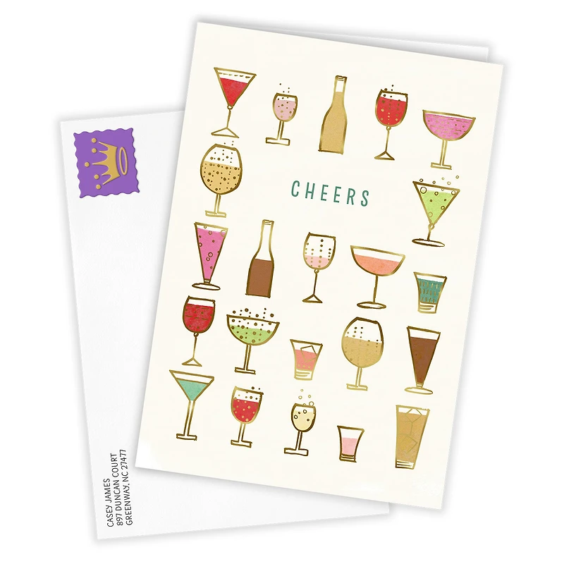 Here's to a Year Custom Celebration Card for only USD 4.99 | Hallmark