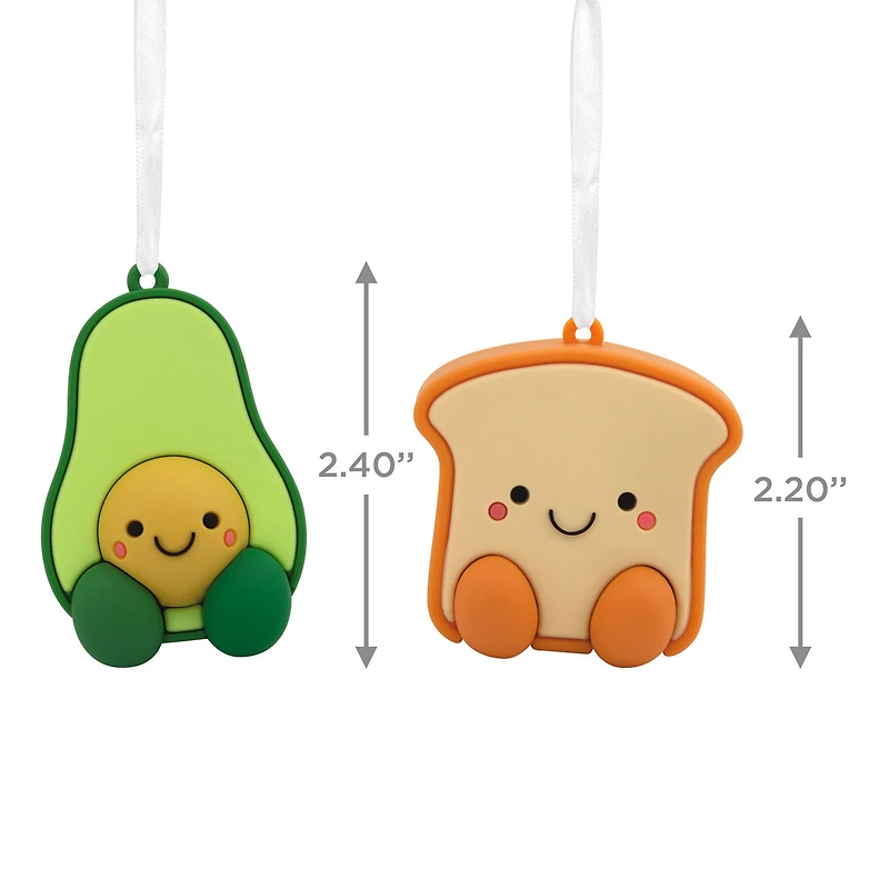 Better Together Avocado and Toast Magnetic Hallmark Ornaments, Set of 2 for only USD 11.49 | Hallmark