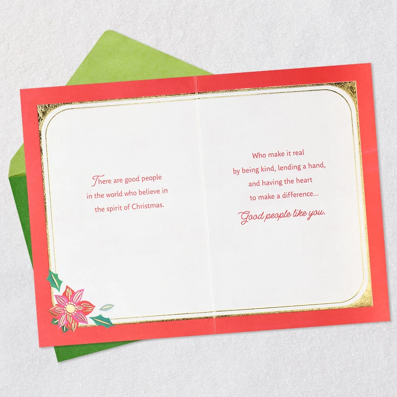 UNICEF Thankful for Good People Like You Christmas Card for only USD 4.99 | Hallmark