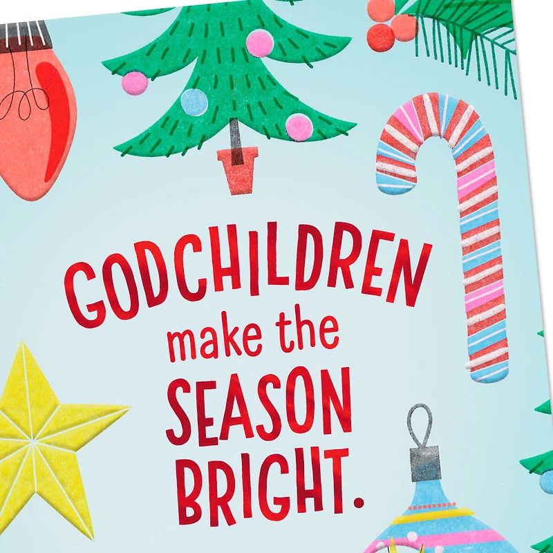 You Make the Season Bright and Blessed Christmas Card for Godchild for only USD 2.99 | Hallmark