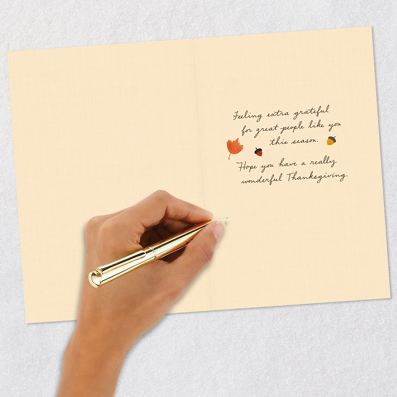 Grateful for Great People Like You Thanksgiving Card for only USD 2.00 | Hallmark
