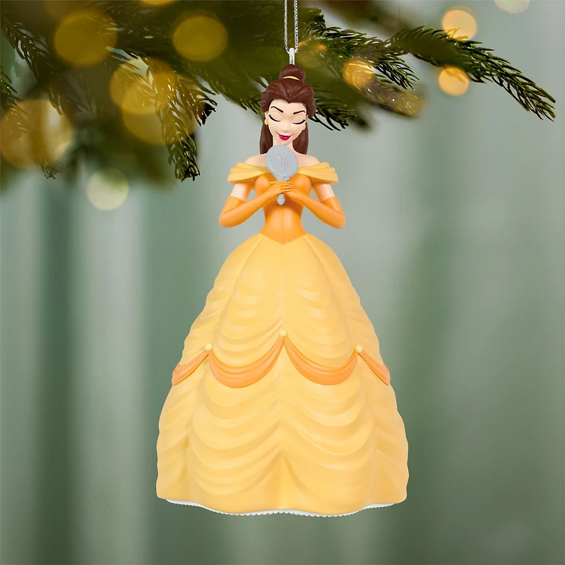 Disney Beauty and the Beast 35th Anniversary Belle With the Enchanted Mirror Ornament for only USD 23.99 | Hallmark