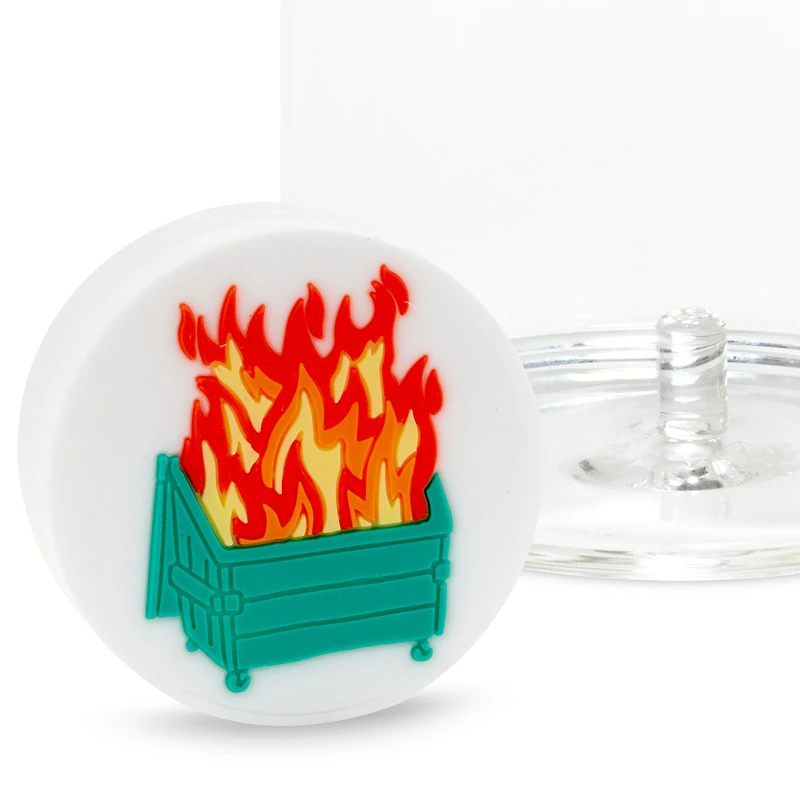 Charmers Dumpster Fire Funny Silicone Charm, 1.75" H for only USD 8.99 | Hallmark