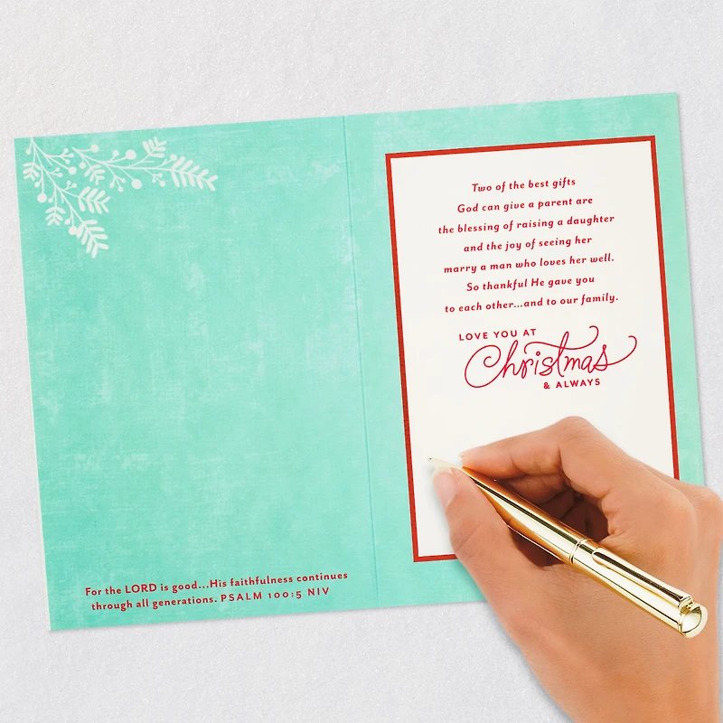 So Thankful Religious Christmas Card for Daughter and Son-in-Law for only USD 5.59 | Hallmark