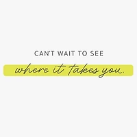 Can't Wait to See What's Next Good Luck Card for only USD 2.99 | Hallmark