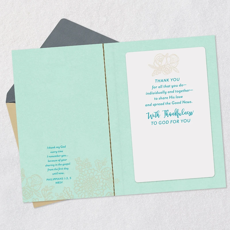 You're Great Partners in His Service Clergy Appreciation Card for Pastor and Wife for only USD 3.99 | Hallmark