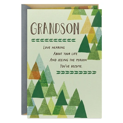 Love Hearing About Your Life Birthday Card for Grandson for only USD 5.59 | Hallmark
