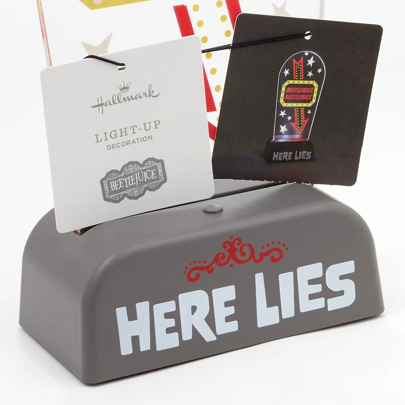 Beetlejuice™ Light-Up Tabletop Sign, 10.5" for only USD 49.99 | Hallmark