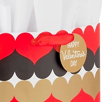 17" Rows of Hearts Extra-Deep Valentine's Day Gift Bag With Tissue Paper for only USD 7.99 | Hallmark