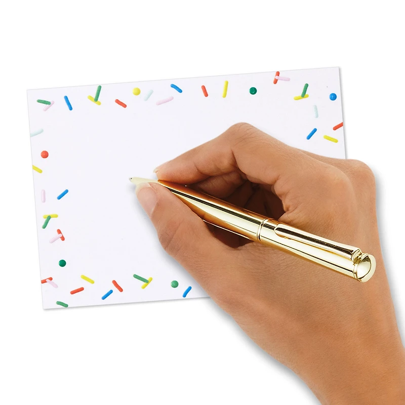 Confetti Sprinkles Border Flat Blank Notes, Pack of 10 for only USD 5.00 | Hallmark