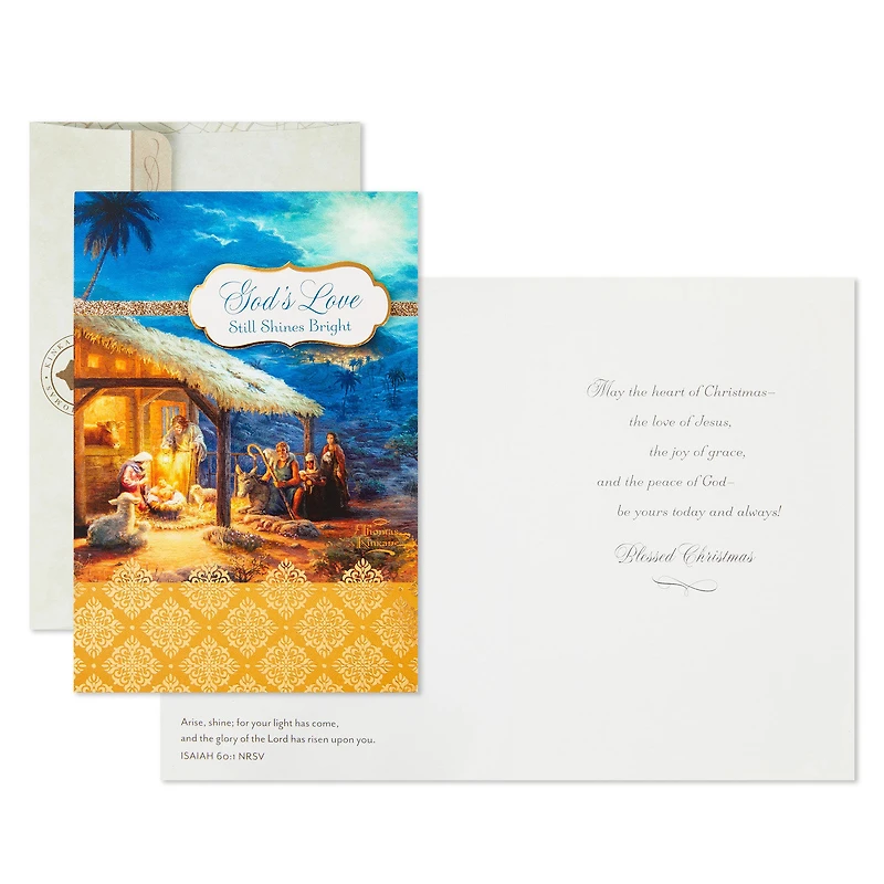 Thomas Kinkade Manger Scene Religious Boxed Christmas Cards, Pack of 12 for only USD 17.49 | Hallmark