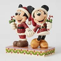 Jim Shore Disney Mickey and Minnie With Candy Canes Figurine, 6.14" for only USD 74.99 | Hallmark