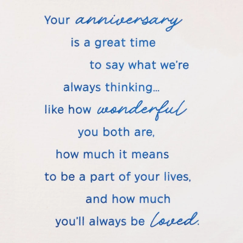 How Much You Mean to Our Family Anniversary Card for Couple for only USD 5.59 | Hallmark