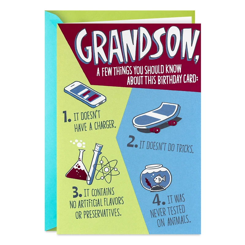 Seriously Big Wishes Funny Pop-Up Birthday Card for Grandson for only USD 4.59 | Hallmark