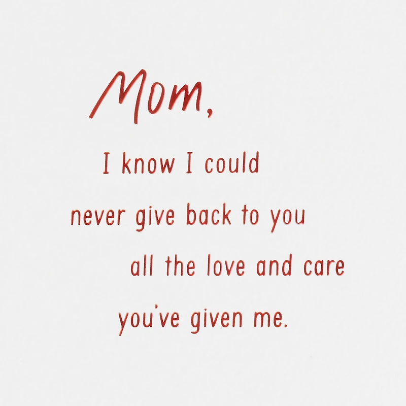 You'll Always Have My Gratitude and Love Christmas Card for Mom From Son for only USD 5.59 | Hallmark