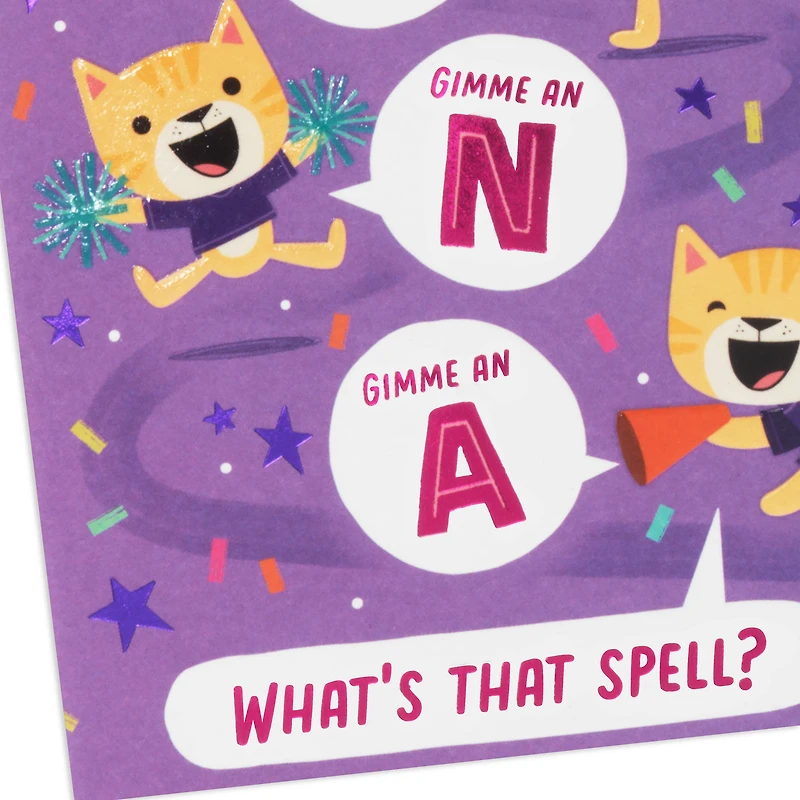 Cat Cheerleaders Birthday Card for Nana for only USD 3.99 | Hallmark