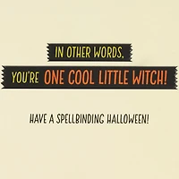 One Cool Little Witch Detachable Mask Halloween Card for Kids for only USD 4.59 | Hallmark