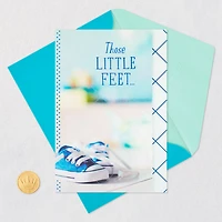 Tiny Blue Sneakers New Baby Boy Card for only USD 3.99 | Hallmark