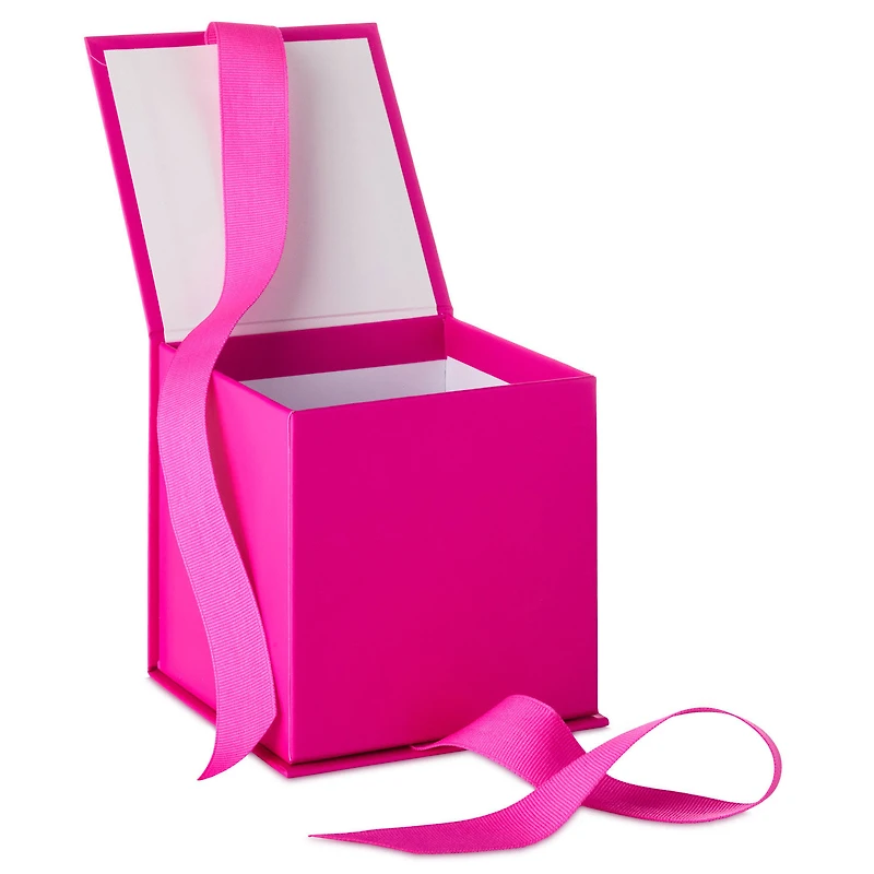4.2" Solid Hot Pink Small Square Gift Box for only USD 4.99 | Hallmark