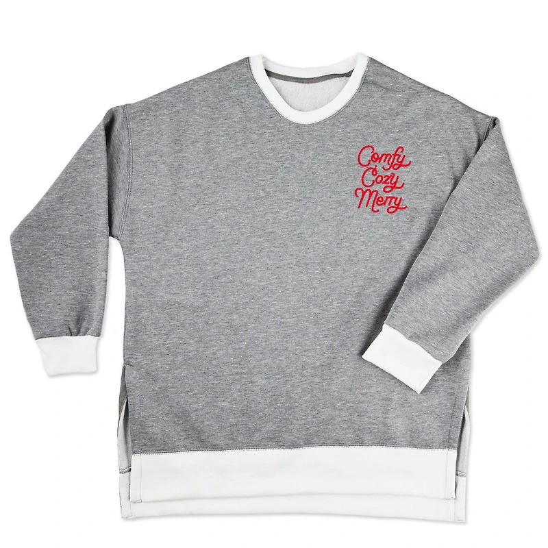 Hallmark Channel Comfy Cozy Merry Gray Sweatshirt for only USD 40.99-46.99 | Hallmark