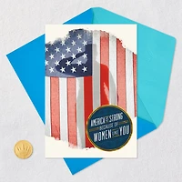 America Is Strong Because of You Veterans Day Card for Her for only USD 2.99 | Hallmark
