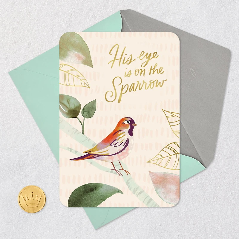 His Eye Is on the Sparrow Sympathy Card for only USD 2.99 | Hallmark