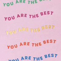 You Are the Best Blank Note Cards, Pack of 5 for only USD 5.00 | Hallmark