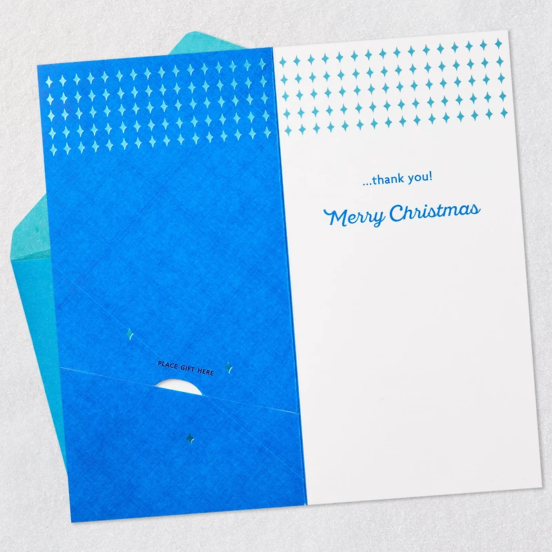 Thanks for All You Give and Do Money Holder Christmas Card for only USD 5.99 | Hallmark