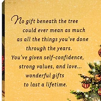 Home, Family, Love Christmas Tree Christmas Card for Dad for only USD 5.59 | Hallmark