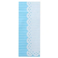 Blue Stripes and White Lace-Edged 2-Pack Tissue Paper, 4 sheets total for only USD 4.49 | Hallmark