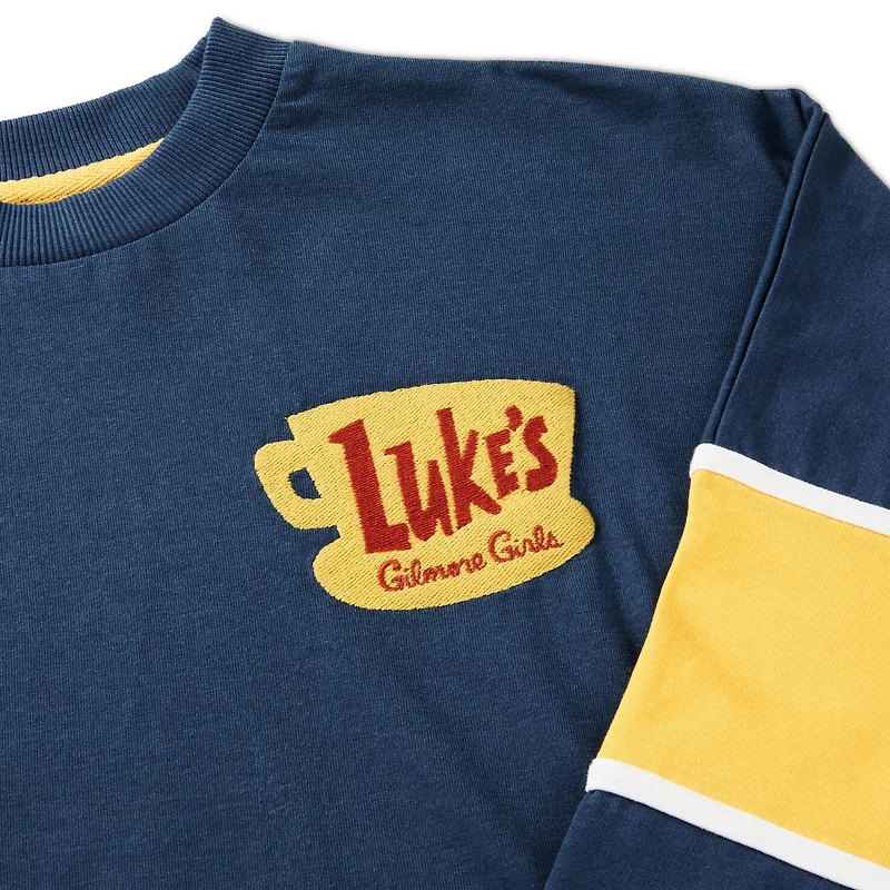 Gilmore Girls Luke's Diner Logo Blue Long-Sleeve Spirit Shirt for only USD 39.99 | Hallmark