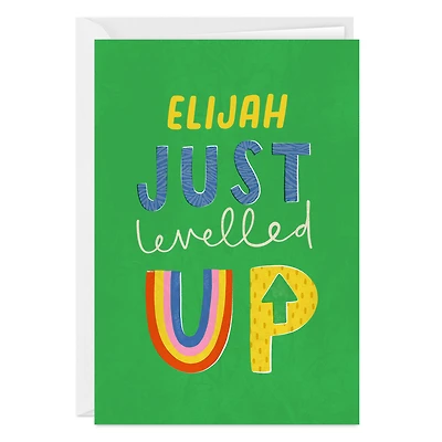 Levelled Up Custom Card for only USD 4.99 | Hallmark