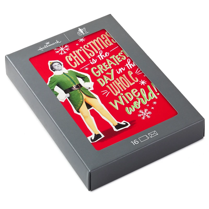 Elf Greatest Day Boxed Christmas Cards, Pack of 16 for only USD 15.49 | Hallmark