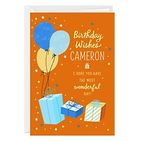 Wishes for a Wonderful Day Custom Birthday Card for only USD 4.99 | Hallmark