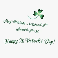 Rainbows, Shamrocks and Blessings St. Patrick's Day Card for only USD 4.29 | Hallmark
