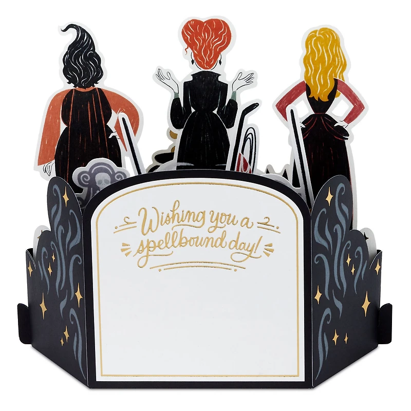 Disney Hocus Pocus Sanderson Sisters 3D Pop-Up Halloween Card for only USD 7.99 | Hallmark