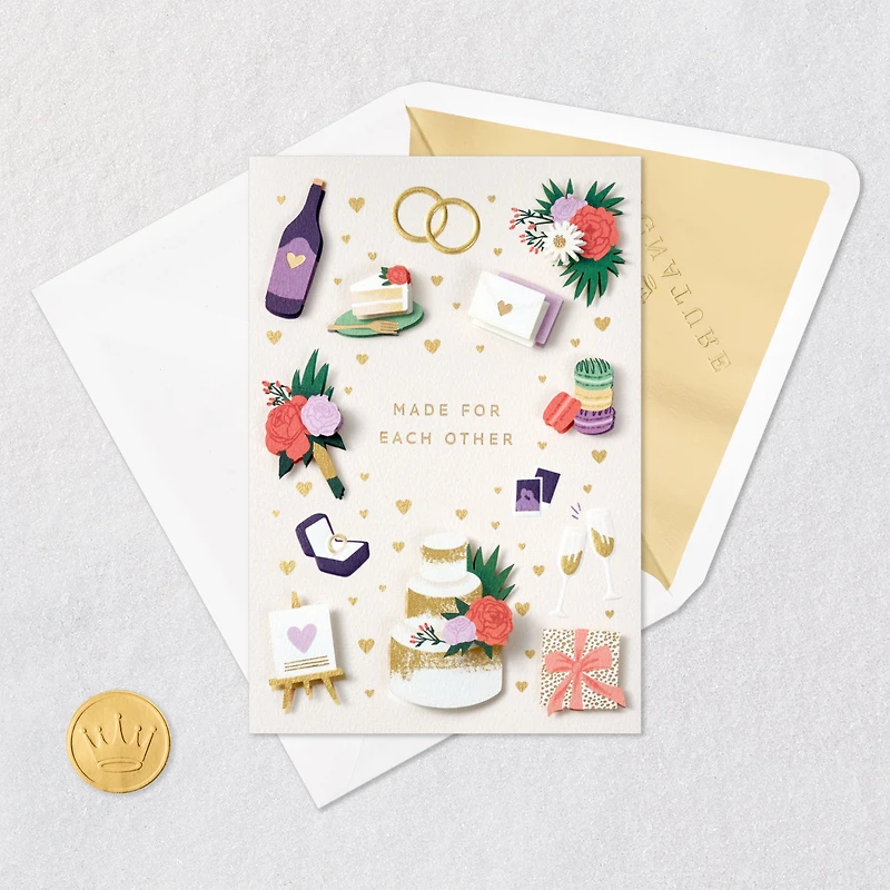 Made for Each Other Wedding Card for only USD 9.59 | Hallmark