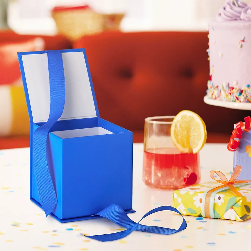 4.2" Solid Royal Blue Small Square Gift Box for only USD 4.99 | Hallmark