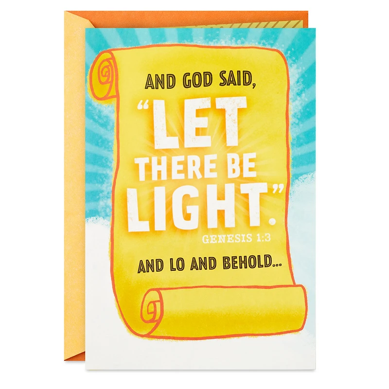 Let There Be Light Funny Pop-Up Birthday Card for only USD 5.99 | Hallmark