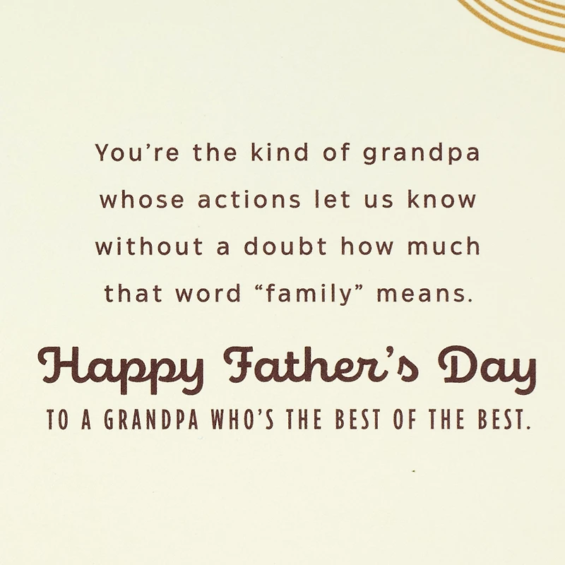 You're a Lifelong Inspiration Father's Day Card for Grandpa for only USD 6.59 | Hallmark